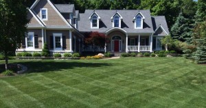 Checker Board Striping by A Classic Cut Lawn Care, Canal Place, Fishers, IN