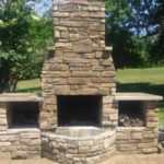 Outdoor Fireplace and Paver Patio - ACCLC