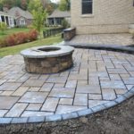 2 Paver Patios + Fire pit